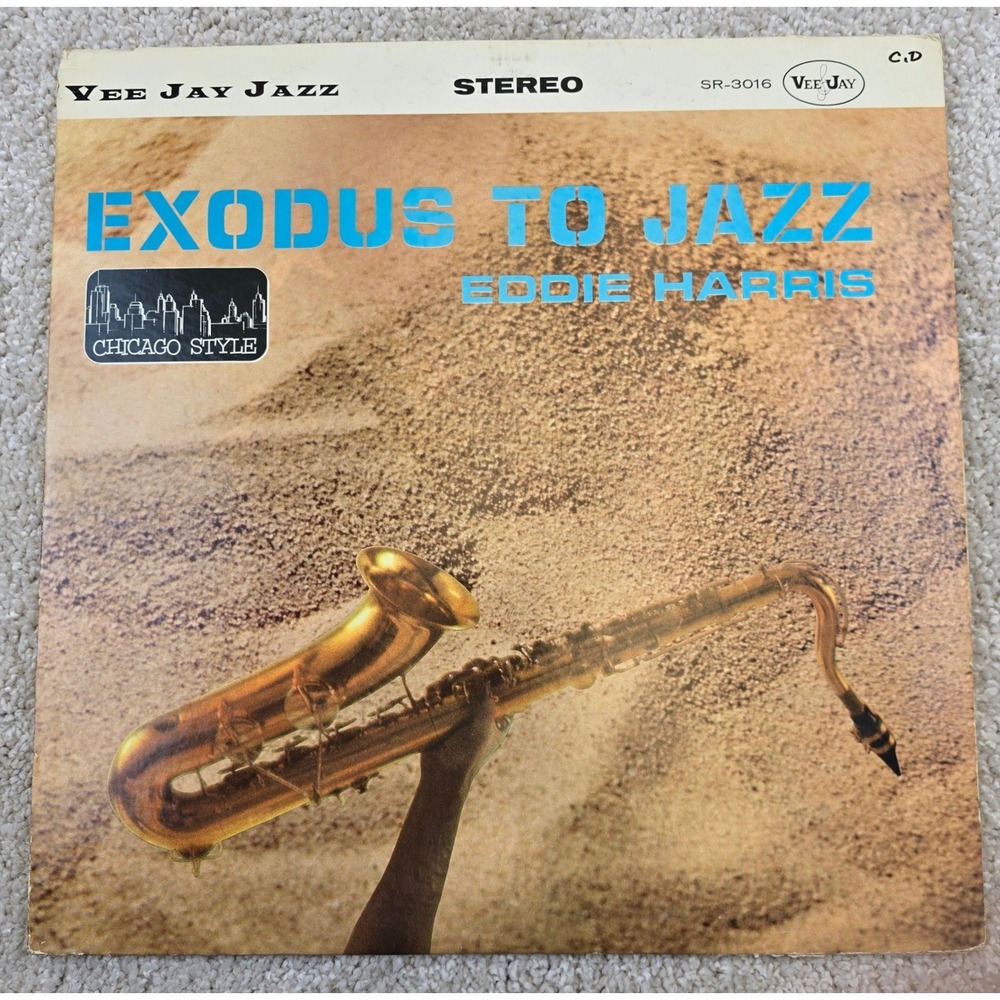 Eddie Harris Exodus To Jazz Vinyl LP Vee Jay SR-3016 Stereo Rainbow Label Jazz